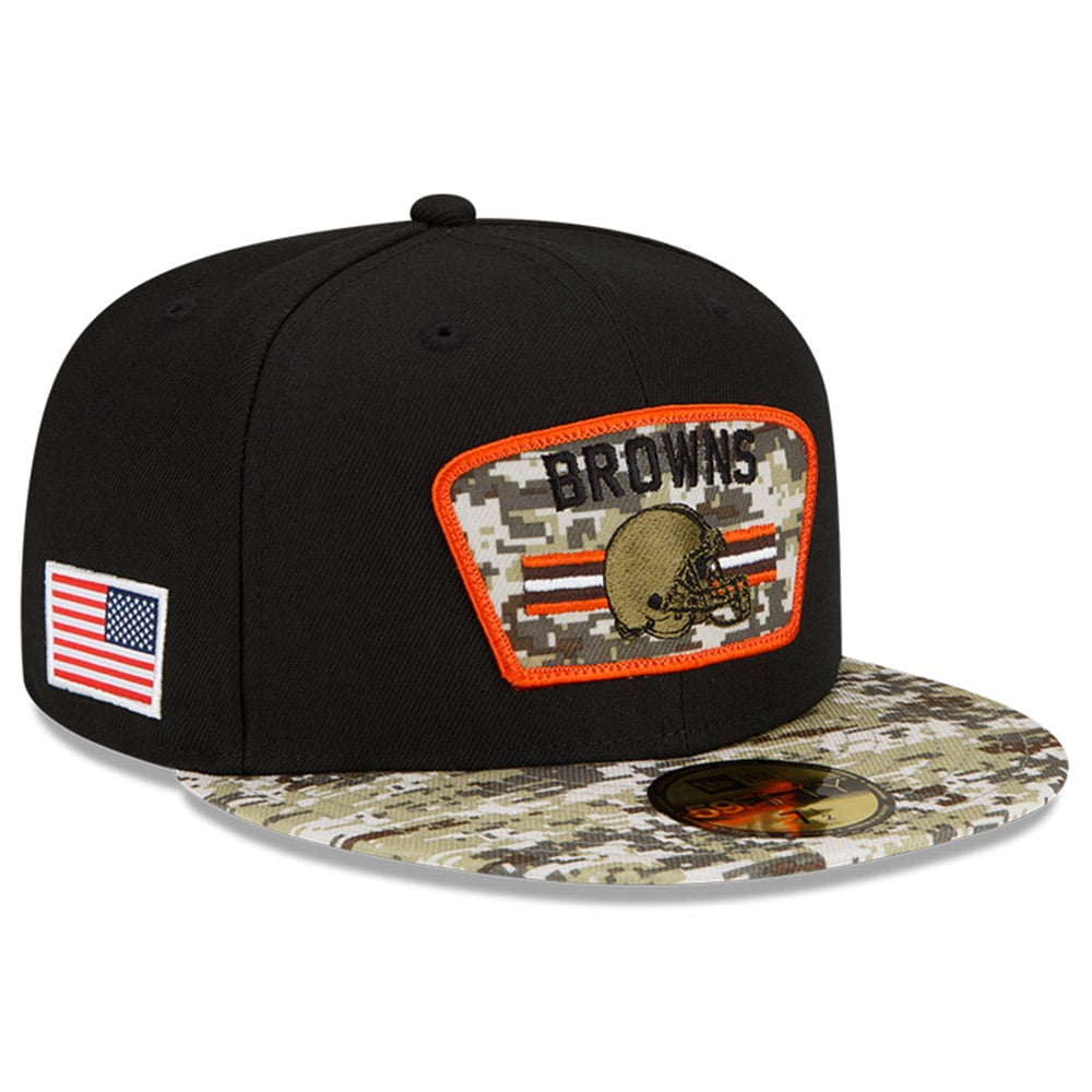 Black/Camo Cleveland Browns 2021 Salute 