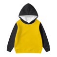 thumbnail image 3 of LUOGENLI Hoodies St. Patrick's Day Hoodies for Girls 9-10 Cute Kids Boys Girls Hooded Jacket Patchwork Hoodie Sweatshirt Toddler Child Pullover Yellow 3-4 Years, 3 of 5