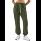 thumbnail image 1 of Pantalones Deportivos Holgados para Mujer, de Otoño, para Entrenamiento, de Cintura Alta, Cómodos y Deportivos. Verde M, 1 of 7