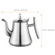 thumbnail image 3 of Tetera de acero inoxidable para café y té, jarra de agua fría y caliente para el hogar, cocina, hotel y restaurante., 3 of 8