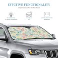 thumbnail image 3 of Fuzoiu Watercolor Wildflowers Print Car Windshield Sunshade,Foldable Reflective Sun Visor,Windshield Sun Shade,UV Rays Sun Visor Shade,Auto Front Sun Shield Shade-Medium, 3 of 8