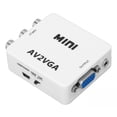 thumbnail image 1 of Adaptador Convertidor de Audio y Video RCA a VGA 1080p, 1 of 6