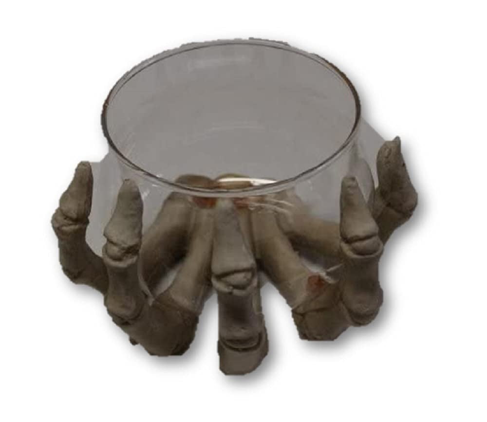 Skeleton Hand Votive Candle Holder Fun World Halloween Décor