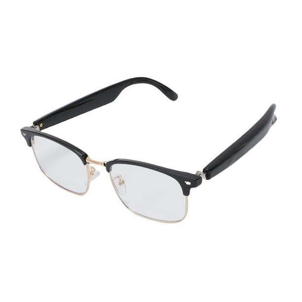 Gafas De Traducción AI, Lentes Polarizadas UV400 Gafas De Traducción Bluetooth 5.3 Marco Dorado Magnético Para Reuniones De Negocios