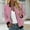 02 Pink, variant on Weiqiqre Womens Lightweight Jackets Zip Up Casual Jackets Coat Oversized with Pockets Fall Outfits
