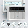 thumbnail image 2 of Window Air Conditioner, 6000 BTU Window AC, Cools up to 300 Sq. Ft, Optional WiFi Control, 3 Fan Speeds, 115V/60Hz, Quiet Performance, Easy Mechanical Controls, 2 of 7