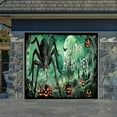 thumbnail image 4 of Halloween Garage Door Art, Creepy Halloween Decorations, Large Size Custom Fit Garage Door Cover, Easy Installation No Damage, Outdoor Holiday Decor, 4 of 4