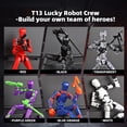 thumbnail image 3 of Set de figuras de acción BOZOBO T13 Titan 13 Robot impreso en 3D, 6 piezas, 3 of 7