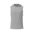 thumbnail image 4 of BRGZLK Boys Athletic Tank Tops 2026 Sleeveless Pullover Hoodies Camisole Summer Breathable Comfortable Sports Workout Basic T-Shirt for Daily Gray 5-6 Years, 4 of 6