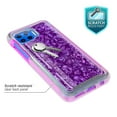 thumbnail image 2 of Moto G 5G Plus Case, Moto One 5G Case, Rosebono Graphic Design Shockproof Impact Resistant Protective Full-Body Rugged Clear Hybrid Bumper Case fOR Moto G 5G Plus / One 5G (Purple Shell), 2 of 5