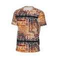 thumbnail image 6 of Wukai Hand Drawn Vintage Coffee Print Men's Short-Sleeved Mesh T-Shirt,Quick-Dry Short Sleeve Workout T-Shirt-3X-Large, 6 of 8