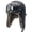 Black Add goggles, variant on Oversized Trapper Hat for Outdoor Warm Trapper Ushanka Hat Ear Warmer