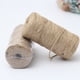 thumbnail image 5 of 100M Cuerda tejida de yute natural Floristerías Caja de regalo Cuerda tejida Cuerdas de envoltura Hilo DIY Scrapbooking Craft Decor (1 mm 100g), 5 of 5