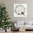 thumbnail image 3 of Stupell Industries Merry Christmas Cardinal Holiday Painting Gallery Wrapped Canvas Print Wall Art, 36 x 36, 3 of 8