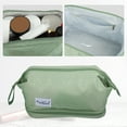 thumbnail image 2 of Unique Bargains Floral Makeup Bag Zipper Flower Cosmetic Pouch Green, 2 of 7