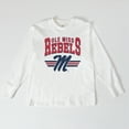 thumbnail image 3 of Women's Gameday Couture White Ole Miss Rebels Oversized Swift Strike Long Sleeve T-Shirt, 3 of 4