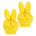thumbnail image 1 of HAMPPLIES 2Pcs Yellow Car Antenna Top Decoration Easy Install Creative Exterior Accessory, 1 of 8