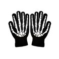 thumbnail image 5 of Decorations Accessories Gloves Full Finger Skeleton Pattern Gloves Gloves, 5 of 7