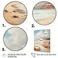 thumbnail image 3 of Designart "Sunkissed Sands Beach Photo I" Nautical & Beach Floater Framed Wall Decor, 3 of 7