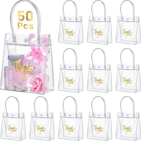 Clear Plastic Bags Handle