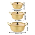 thumbnail image 3 of Olla para fideos ramen coreanos con tapa, olla de acero inoxidable de calentamiento rápido, ensaladera, recipiente para leche, huevo, sopa, utensilios de cocina, olla para guisar de 24 cm, 3 of 6