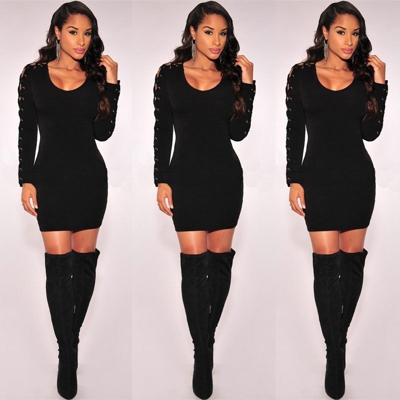 Fashion Women Dress Autumn Winter 