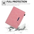thumbnail image 5 of Dteck Rugged Case For iPad Pro 11 inch 2024, Magnetic Leather Smart Case Card Slots Wallet Shockproof Rubber Kickstand Cover for iPad Pro 11" 2024,Pink, 5 of 7