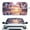 Beach Palm Trees, variant on KUIFORTI Butterfly Sun Shade for Car Windshield Foldable Car Window Screen with Collapsible Design & Full UV Blocking, 66.53"×34.44" Reusable Automotive Windshield Sunshades Blocks UV Rays
