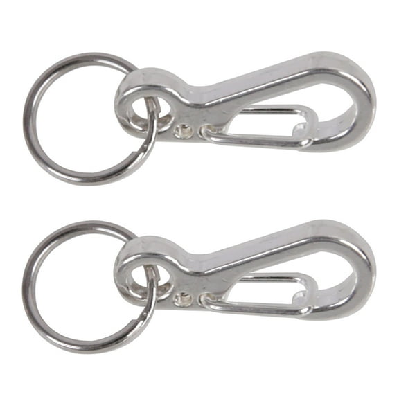 Foto&Tech Small Camera Quick Release Adapter Clip Set for Camera with Round Strap Lugs for Camera Strap Compatible with Canon Nikon Sony Mirrorless Camera, 33lb Breaking Force (1 Set, Silver)