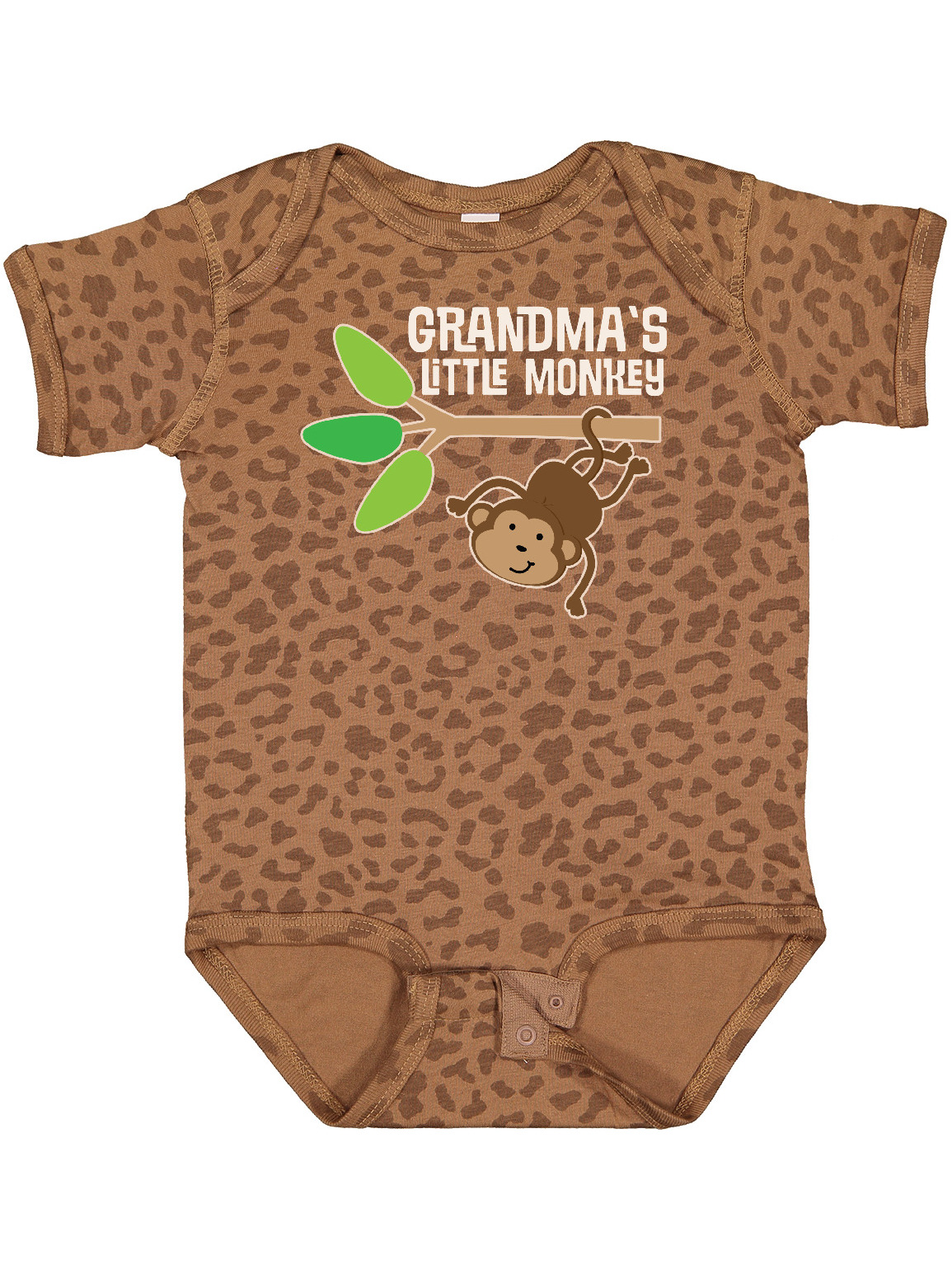 Inktastic Grandma's Little Monkey Grandchild Gift Baby Boy or Baby Girl