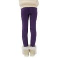 thumbnail image 7 of GYRATEDREAM 2-13Y Toddler Little Big Child Girls Winter Fleece Solid Thicken Leggings Pants, 7 of 7
