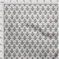 thumbnail image 3 of oneOone Georgette Viscose Fabric Diamond & Swirl Ikat Printed Craft Fabric BTY 42 Inch Wide, 3 of 4