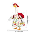 thumbnail image 4 of AuroraX Goose Clothes for Porch Goose Back to School Goose Outfit for Cement Goose 19 inch 17 inch Summer Seasonal Lawn Garden Decor Yard Porch Goose Accessories Red, 4 of 8