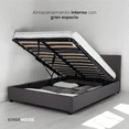 thumbnail image 4 of Base Cama Abatible Madera Colchón Memory En Caja Matrimonial blanco, 4 of 8