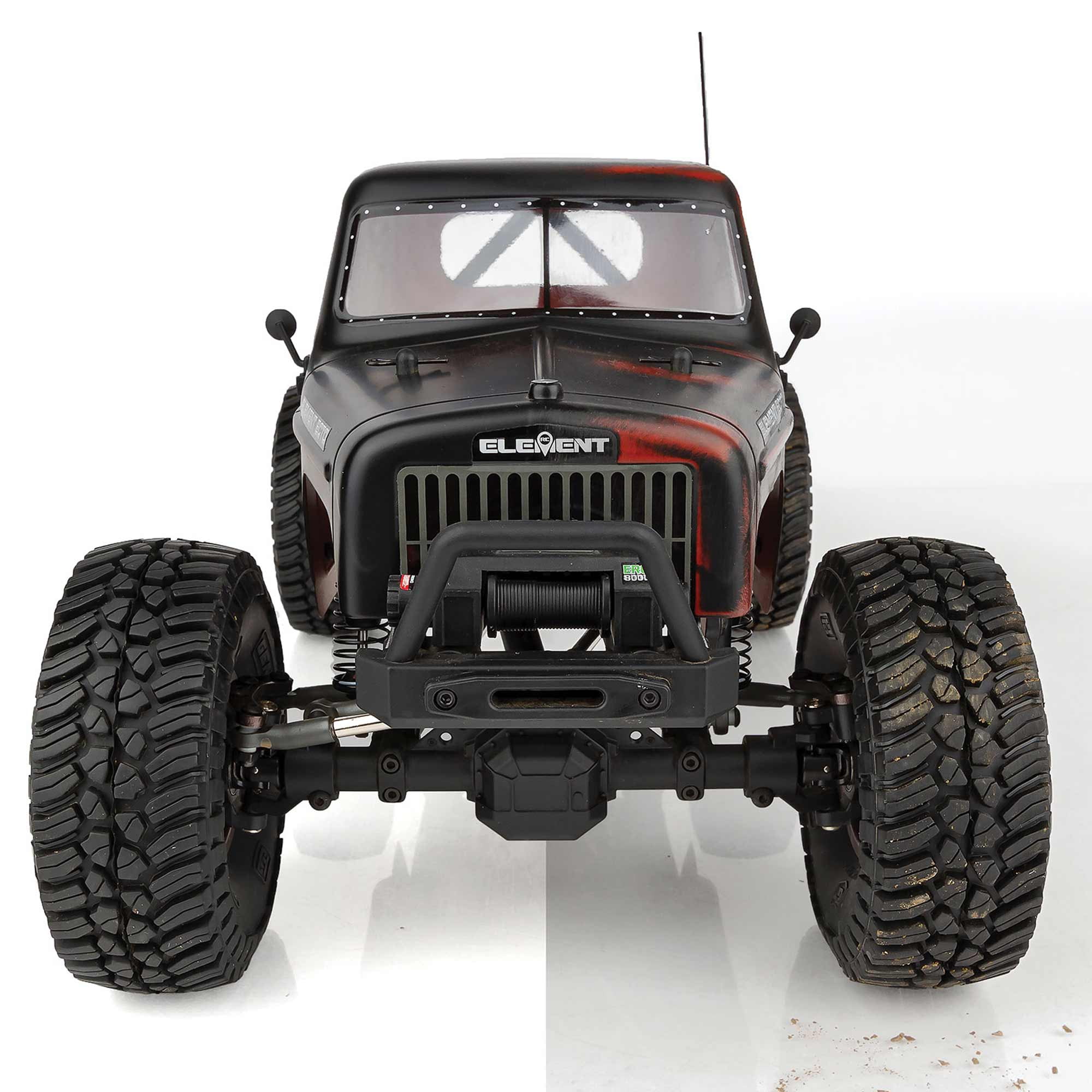 Element RC Enduro Ecto Black Trail Truck 4x4 RTR Rock Crawler w/2.4GHz Radio