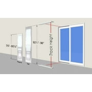 High Tech Pet Armor Flex Low-E Pet Door for Patio with Airtight Seal, X-Large