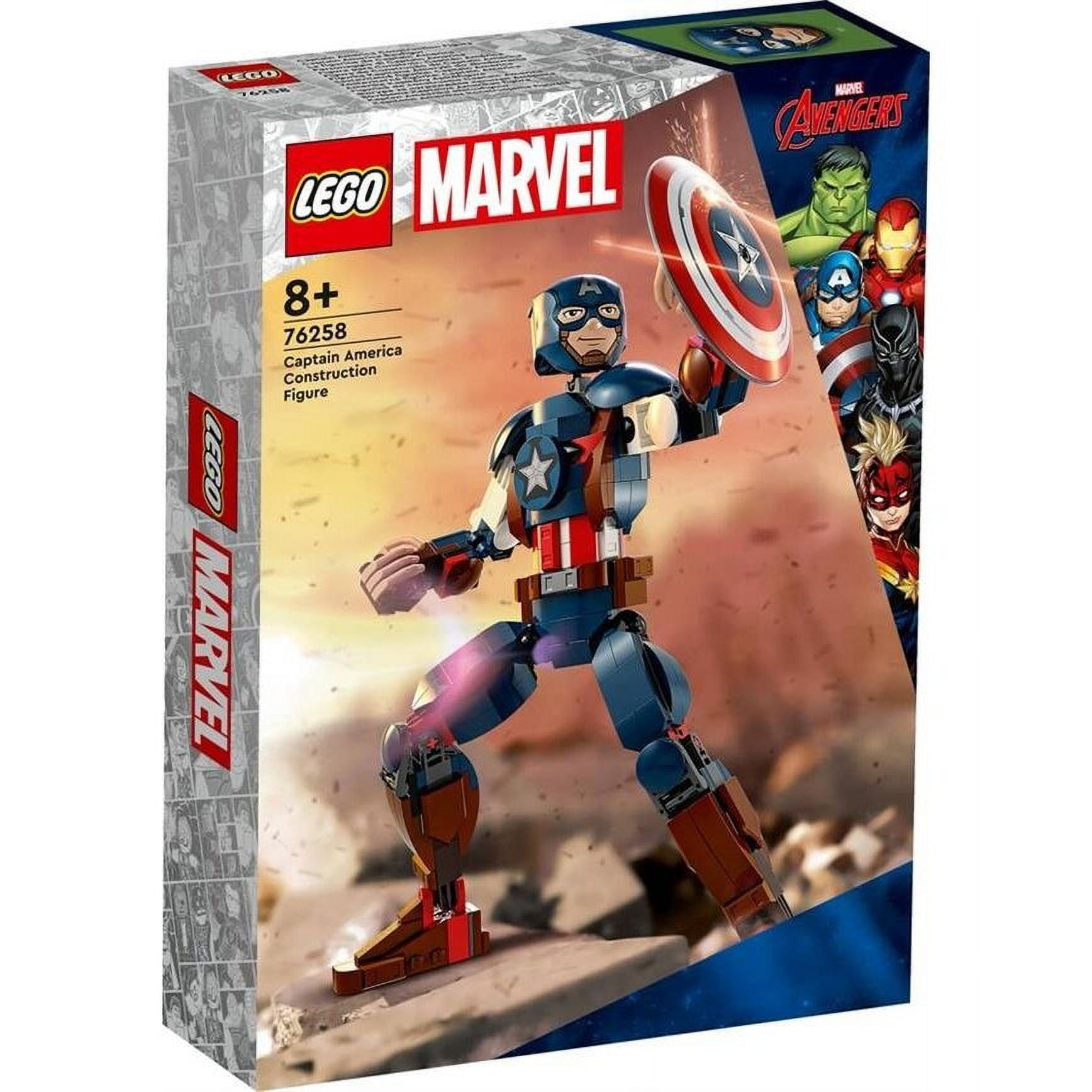Lego avengers iron man and captain america sale