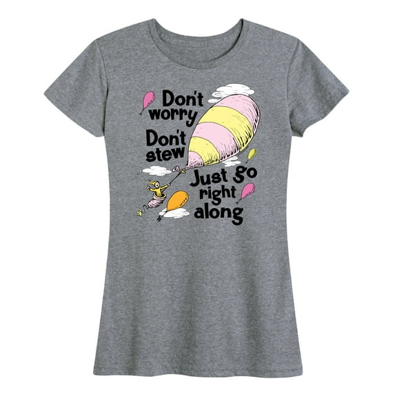 Dr. Seuss - Don't Worry Go Along - Women's Short Sleeve Graphic T-Shirt