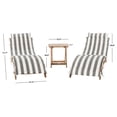 thumbnail image 5 of Safavieh Pacifica Outdoor Modern 3 Piece Lounge Set with Cushion, 5 of 13