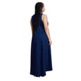 thumbnail image 3 of ELOQUII Women's Plus Size Printed Denim Dress, 3 of 4