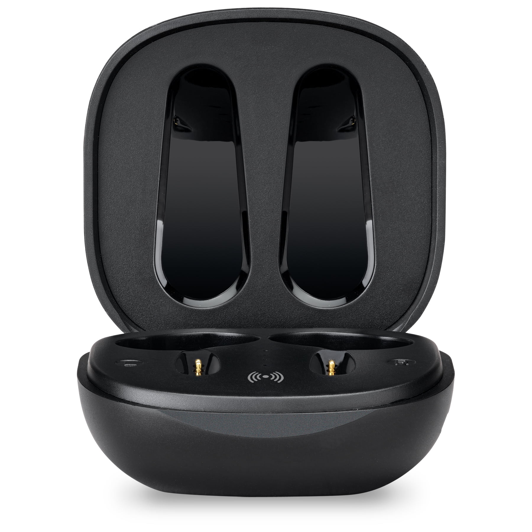 iLive Truly Wireless Active Noise Canceling Earbuds with Charging Case, Black, IAEBTNQ102B