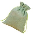 thumbnail image 3 of Inteprter 50 Uds. Bolsa de lino con cordón organizador de joyas bolsa de almacenamiento de té portátil para el hogar Almacenamiento y organización del hogar verde 13x18cm Inteprter HA5722-32, 3 of 6