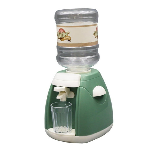 Juguetes de Cocina, Juego de Simulación, Juego de Rol, Decoración Del Hogar, Mini Dispensador de Agua de Simulación, Dispensador de Agua para Niños, P Verde