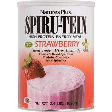 Nature's Plus Spiru-Tein, High Protein Energy Meal, Strawberry, 2.4 lbs (1088 g)