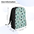 thumbnail image 4 of Easygdp Winter Skiing Penguin Mochila Versátil y Elegante: Comodidad, Almacenaje y Durabilidad para la Universidad, Trabajo, Viajes y Uso Diario, 4 of 8