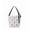 LIGHT GRAY, variant on Blocky Series Sculptural Three-Dimensional Shoulder Bag Triangular Panels Adjustable Strap