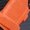 Orange, variant on Men's Bold Letter Print Knit Sneakers Non Slip Lightweight Slip On Fashion Street Walking Casual Shoes