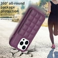 thumbnail image 6 of SaniMore for iPhone 15 Pro (6.1" 2023) Case, Flip PU Leather Diamond-Shaped with Built-in Card Slots, Kickstand and Shockproof Anti-drop Phone Case for iPhone 15 Pro Wallet Shell, Darkpurple, 6 of 8