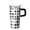 Texture-458, variant on 20oz Stainless Steel Insulated Cup with Handle, Geometric Design Double Wall Travel Tumbler Leak-Proof Straw Lid