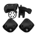 thumbnail image 3 of Yokua 4Pcs Rubber Trolley Caster Replacement 60x12mm/55x12mm Suitcase Luggage Box, 3 of 20